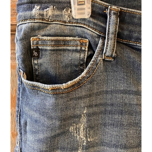 Judy Blue Relaxed Fit Jeans Women's 15 / 32 Distressed 32 x 27 Midrise - Picture 4 of 15